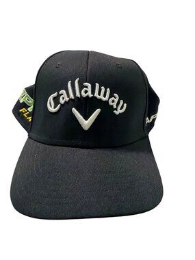 Callaway Snapback Golf Hat Embroidered Epic Flash Odyssey Apex Black NWOT